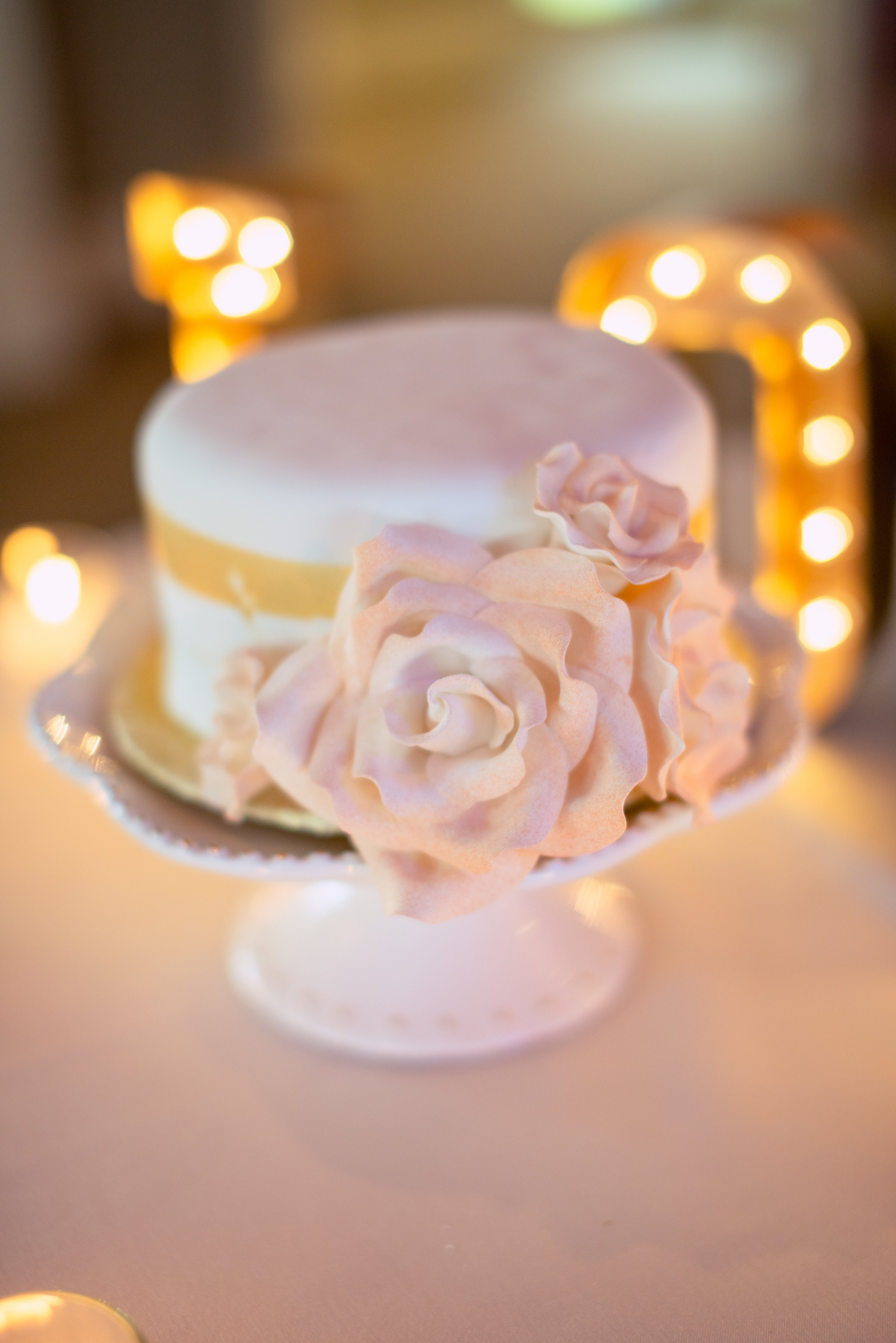 classic romantic pastel wedding cake