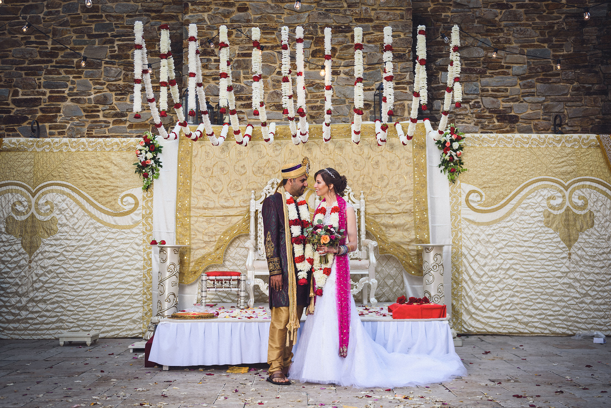 Style 2220 | Casablanca Bridal | American Indian Fusion Wedding 