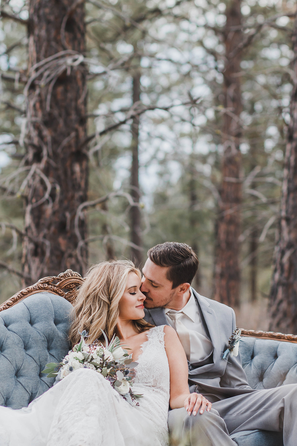 Rustic Wedding Style Shoot Inspiration | Casablanca Bridal | Kaley Broberg Photography