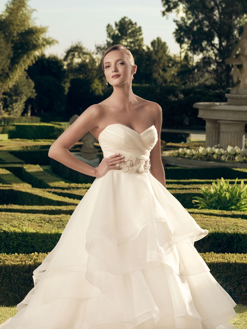 Style2174 Ruffled Ball Gown by Casablanca Bridal