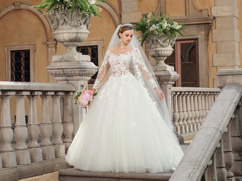 casablanca-bridal-sheer-ballgown-lace