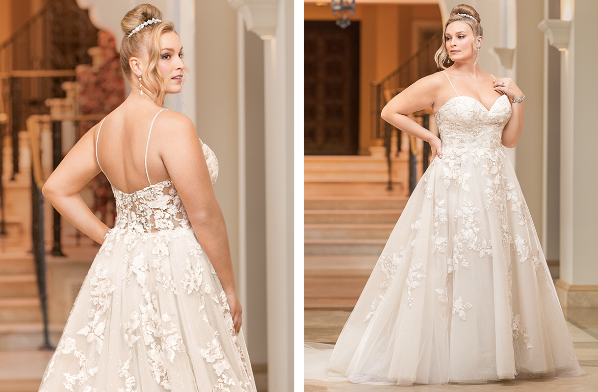 Top 4 Sparkle Skirt Ballgown Wedding Dresses by Casablanca Bridal