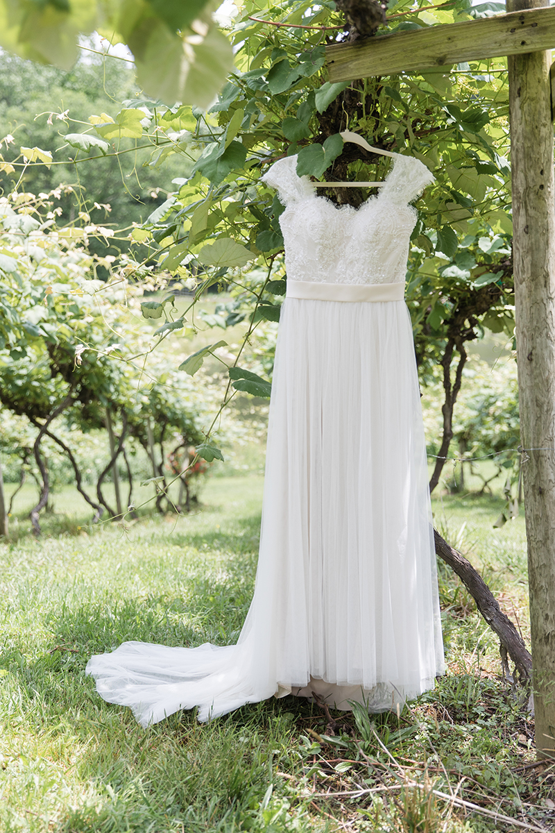 Casablanca Bridal Custom Wedding Dress | Style 2205 With Removable Cap Sleeves