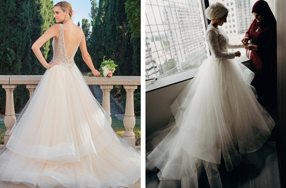 Top 10 Casablanca Bridal Custom Wedding Dresses | Modest Long Sleeve Wedding Dress
