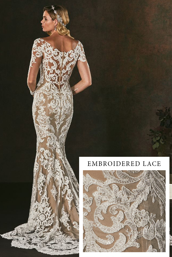14 Types of Laces to Know While Wedding Dress Shopping | Lace Wedding Dresses from Casablanca Bridal