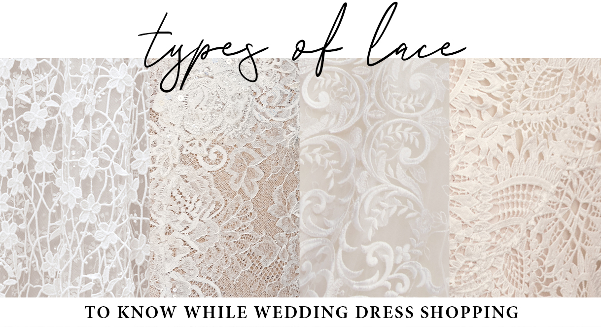 14 Types of Laces to Know While Wedding Dress Shopping | Lace Wedding Dresses from Casablanca Bridal