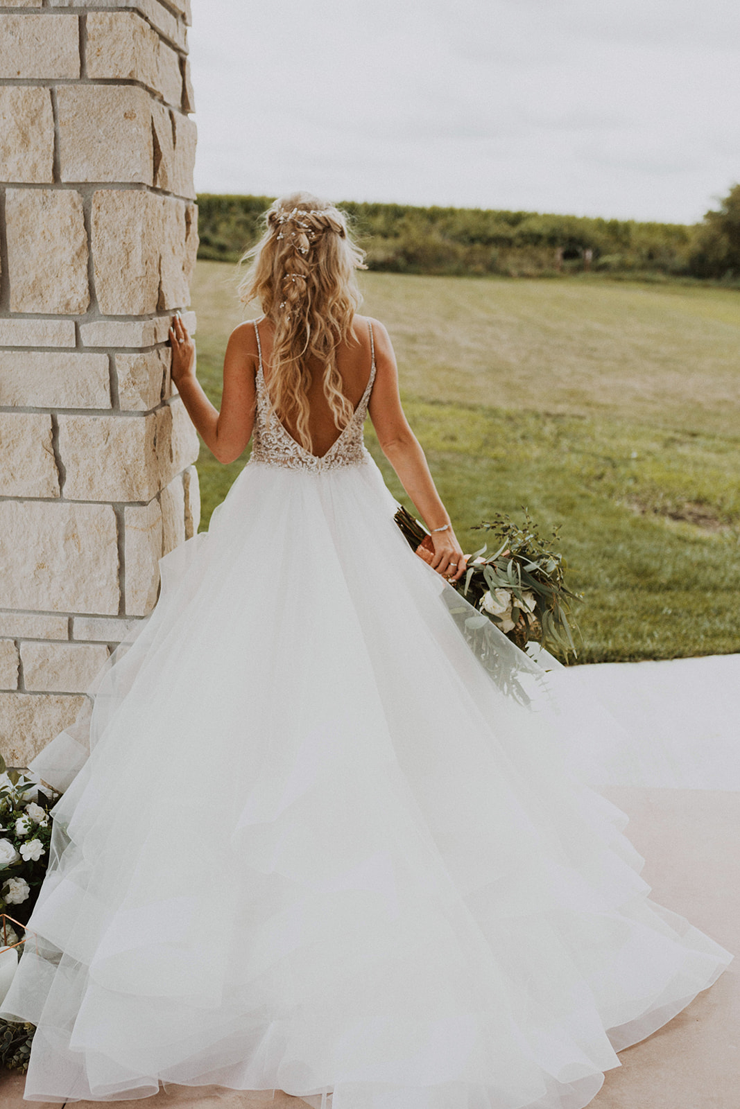 Custom Wedding Dress: Style 2335 Effie + Style 2315 Tori | Casablanca Bridal Sparkling Ballgown Wedding Dress