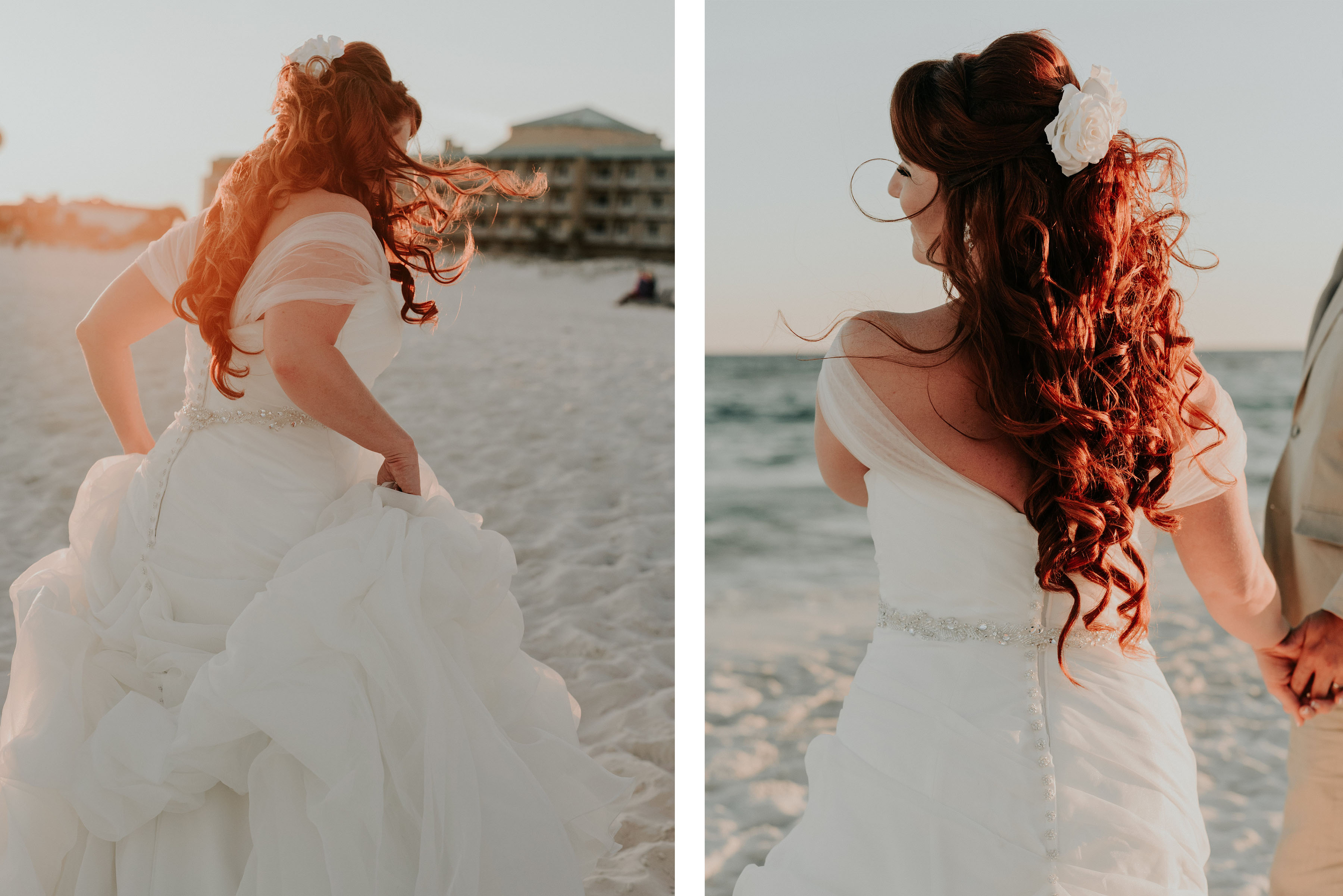 little mermaid disney bride hairstyle inspo wedding