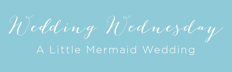 casablanca bride disney wedding inspired by the little mermaid